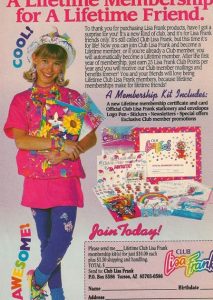 vintage Lisa frank ad