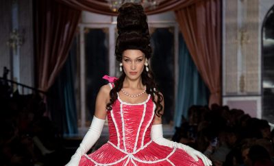 Bella Hadid Moschino Milan Fashion Week 2020