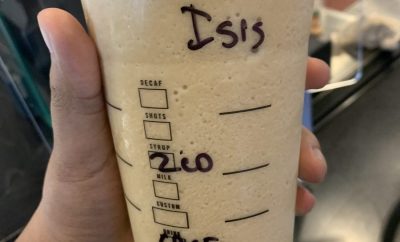 isis, starbucks, muslim woman, discrimination, target