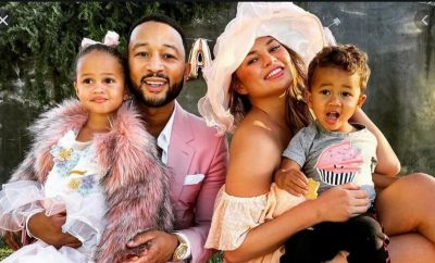 chrissy teigen with kids